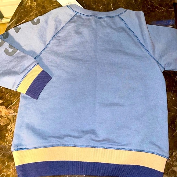 Peek Too Much Boys Sweatshirt Blue Size 2T NWT - Picture 2 of 6